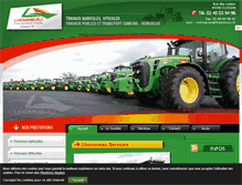 Tablet Screenshot of lhommeau-services.fr